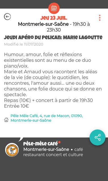 Fiche Actualité