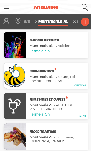 Annuaire - Montmerle