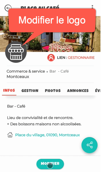 Modifier le logo