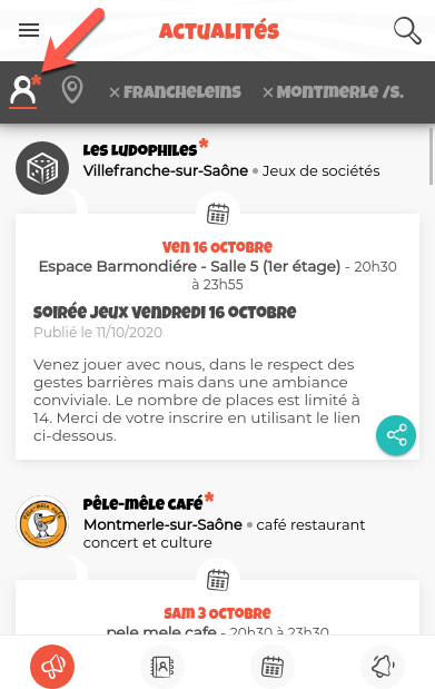 Actualités acteurs en lien Exemple d'Actualités pour acteurs locaux en lien