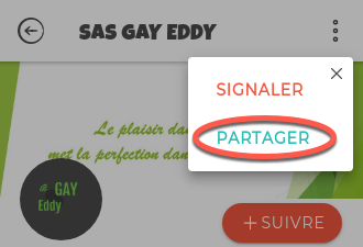 Partager depuis un acteur local Montre comment partager depuis un acteur local
