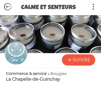 Suivre Illustration avec le bouton Suivre
