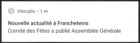 notification Actualité Android Exemple de notification d'actualité sur Android