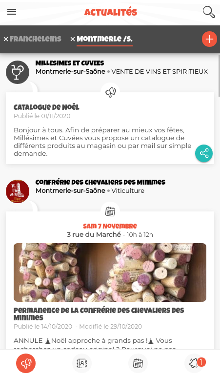 Actualités Montmerle Exemple d'actualités à Montmerle