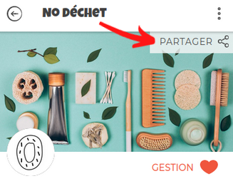 Montrer l'action Partager sur la fiche d'un acteur local