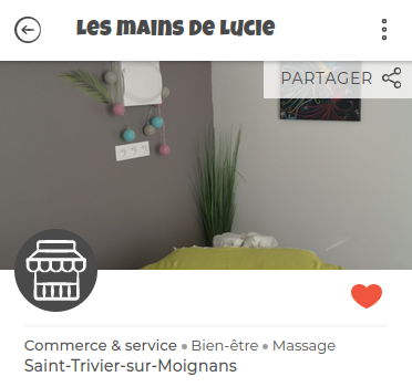 Fiche Vilocalis de Les Mains de Lucie