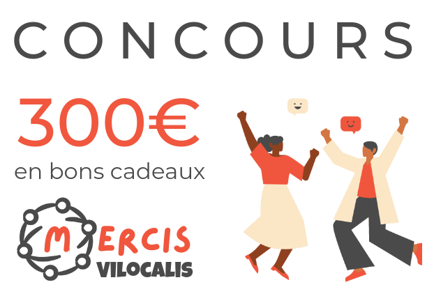 Concours, 300€ en bon cadeaux, Vilocalis, se relier à la vie locale