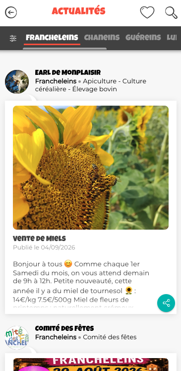 Actualités Vilocalis à Francheleins